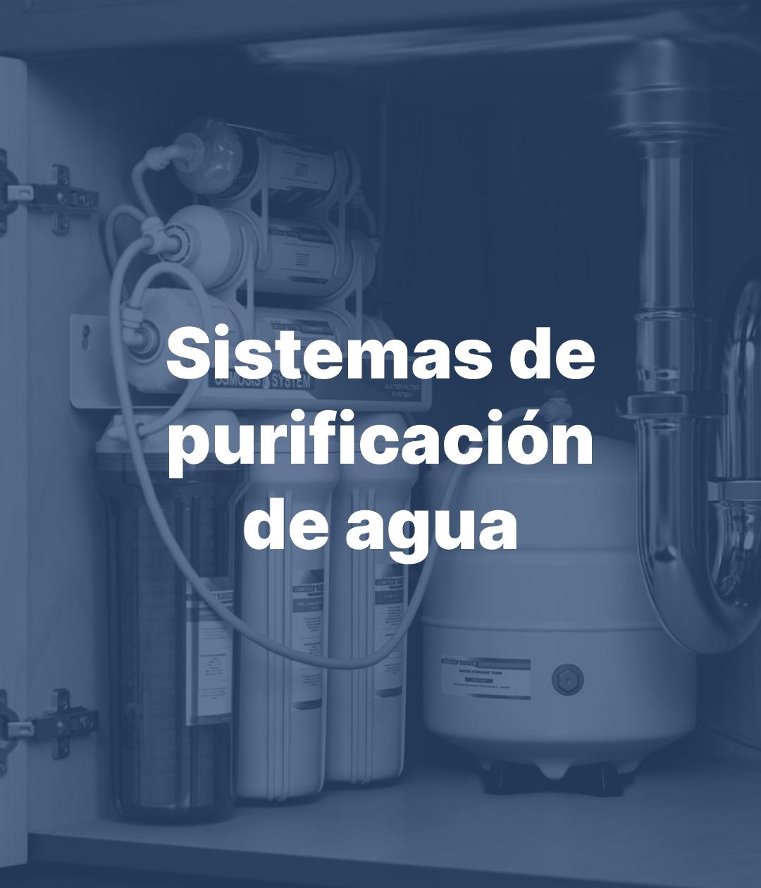 Sistemas de purificación de agua
